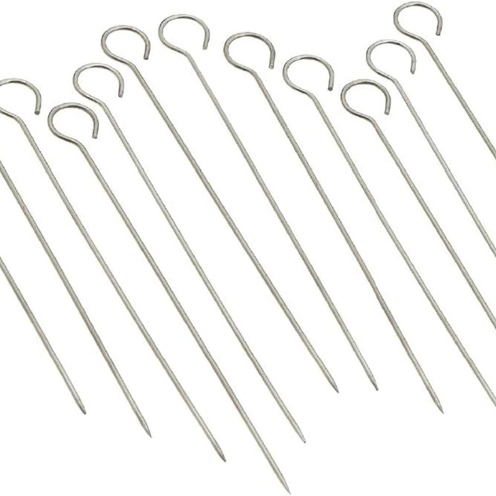 Turkey Lacers, Stainless Steel, Multi-Use Skewers for Meat and Poultry Trussing,